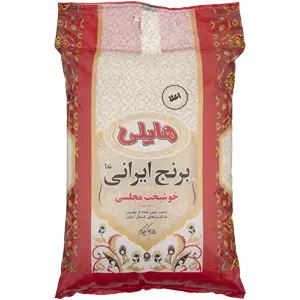 برنج ایرانی دانه بلند ندا هایلی ۴.۵ کیلوگرمی